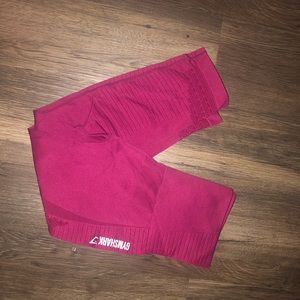 Gymshark high waisted seamless cropped leggings